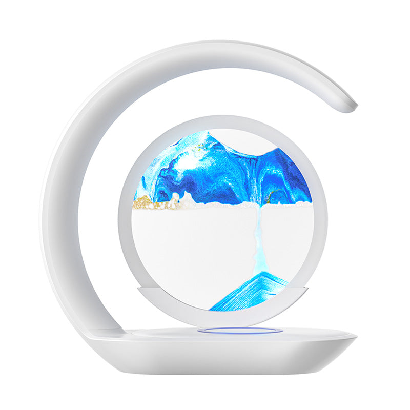 GlowSand – Lámpara de Noche Recargable 3 en 1 con Cargador Inalámbrico