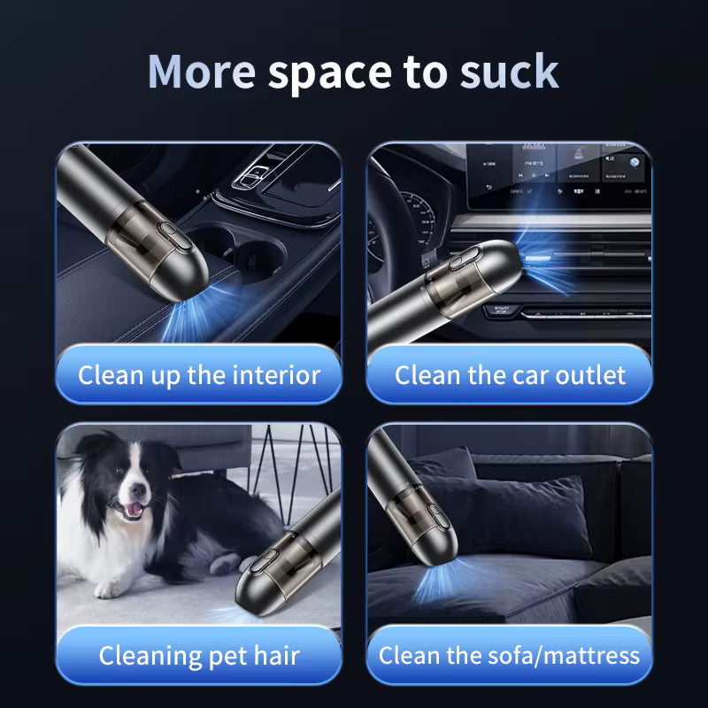 Aspiradora de Mano 15000Pa Inalámbrica 3 en 1