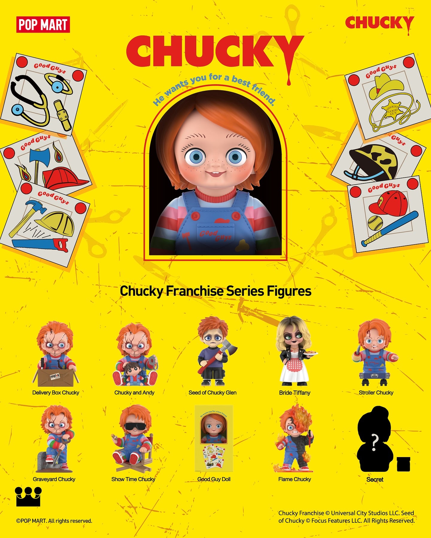 Chucky Caja Misteriosa – Figura Coleccionable Oficial Pop Mart