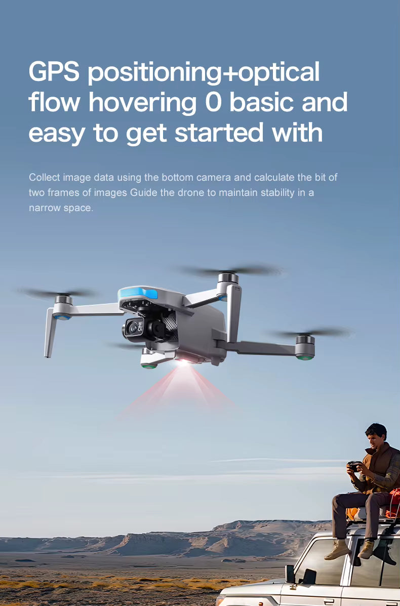 Drone Profesional S-X1 con GPS, Cámara 4K y Gimbal Estabilizador