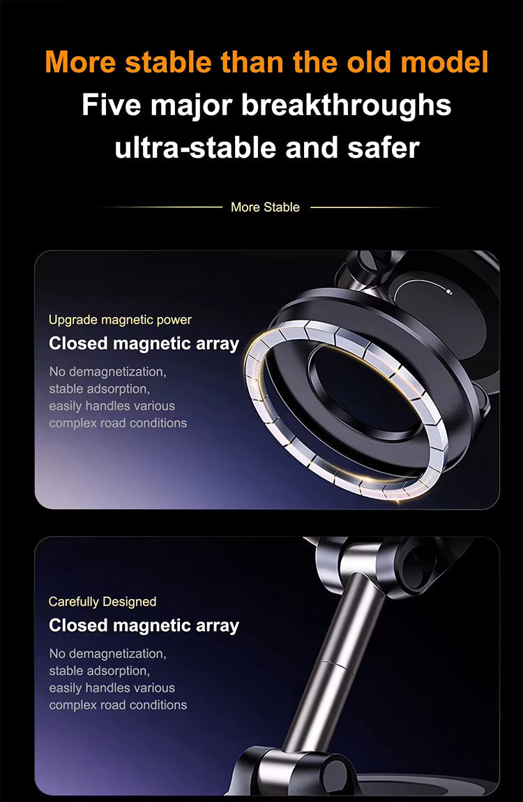 Soporte Magnético 360° Plegable para Móvil