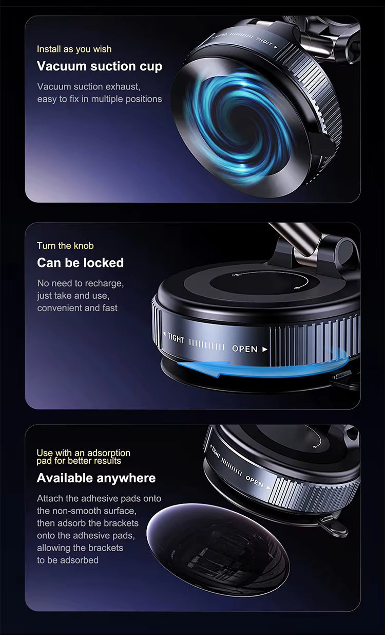 Soporte Magnético 360° Plegable para Móvil