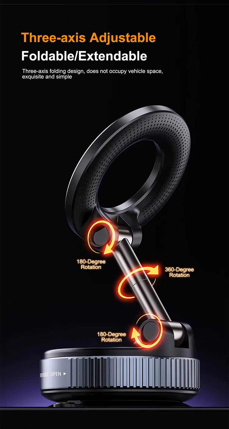 Soporte Magnético 360° Plegable para Móvil