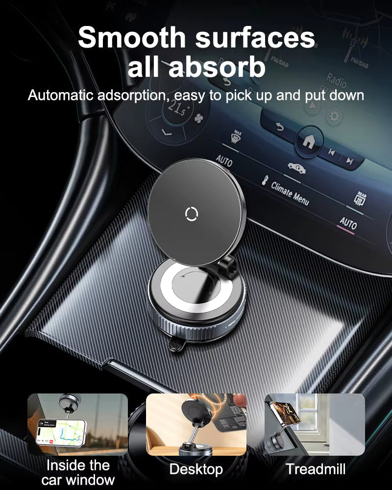 Soporte Móvil Magnético con Carga Inalámbrica - MagMount Pro
