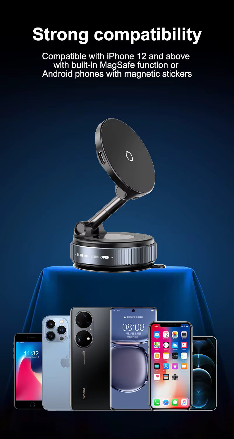 Soporte Móvil Magnético con Carga Inalámbrica - MagMount Pro