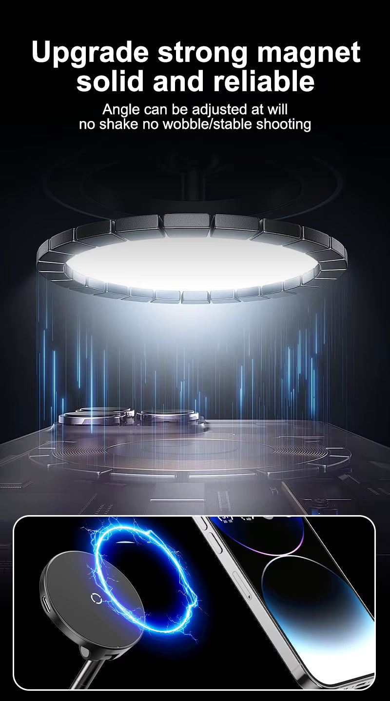 Soporte Móvil Magnético con Carga Inalámbrica - MagMount Pro