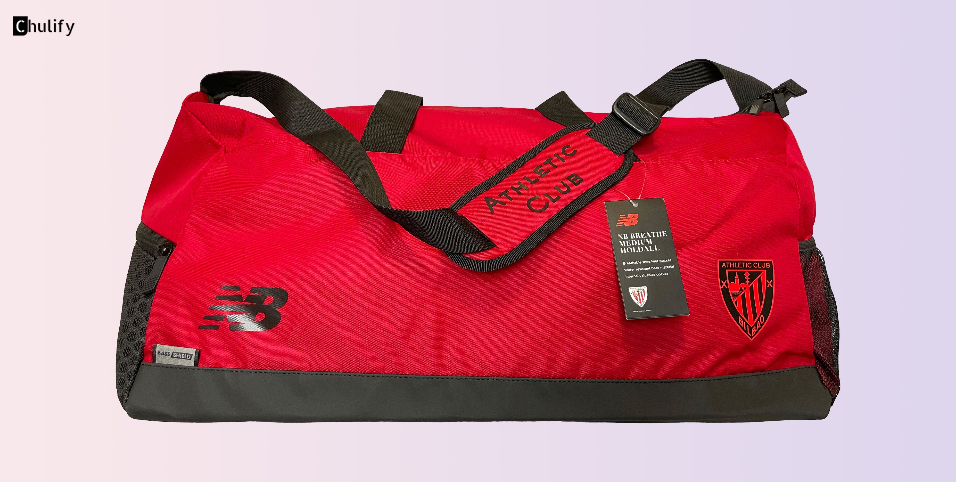 Mochila deportiva Athletic Bilbao ideal para viajes, gimnasio y uso diario