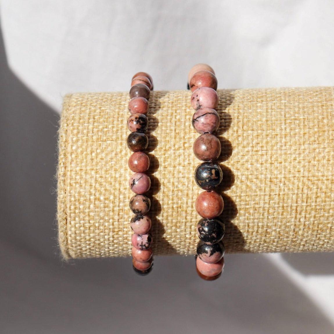 Bracelet en Rhodonite